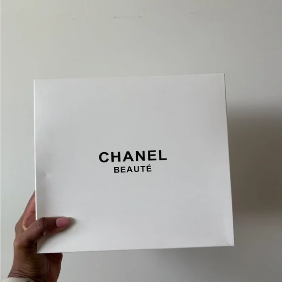 CHANEL Black Embossed Beauty Pouch - Picture 6 of 6